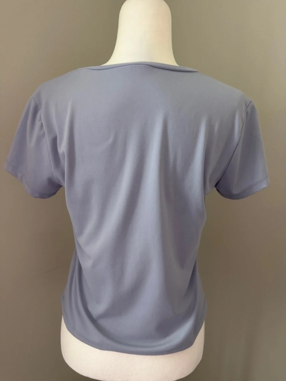 SPLASH Light Blue Baby Tee Crop Short Sleeve T-shirt Women’s Size Medium